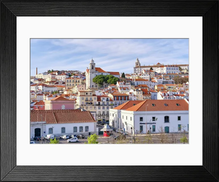 Framed Print : Alfama. Lisbon, Portugal Framed Print : Alfama. Lisbon, Portugal
