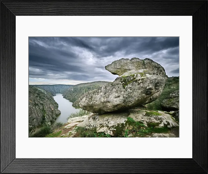 Framed Print : Miradouro do Castrilhouco over the Douro river. Spain is on the other side of the river. Miranda do Douro, Tras-os-Montes. Portugal Framed Print : Miradouro do Castrilhouco over the Douro river. Spain is on the other side of the river. Miranda do Douro, Tras-os-Montes. Portugal