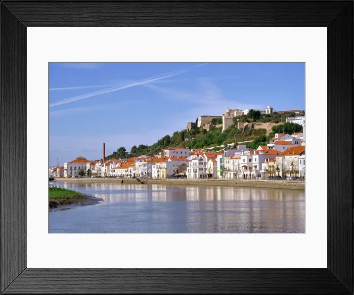 Framed Print : The Sado river crossing Alcacer do Sal, one of the oldest villages in Europe, founded in 1000 BC by the Phoenicians. Alentejo, Portugal Framed Print : The Sado river crossing Alcacer do Sal, one of the oldest villages in Europe, founded in 1000 BC by the Phoenicians. Alentejo, Portugal