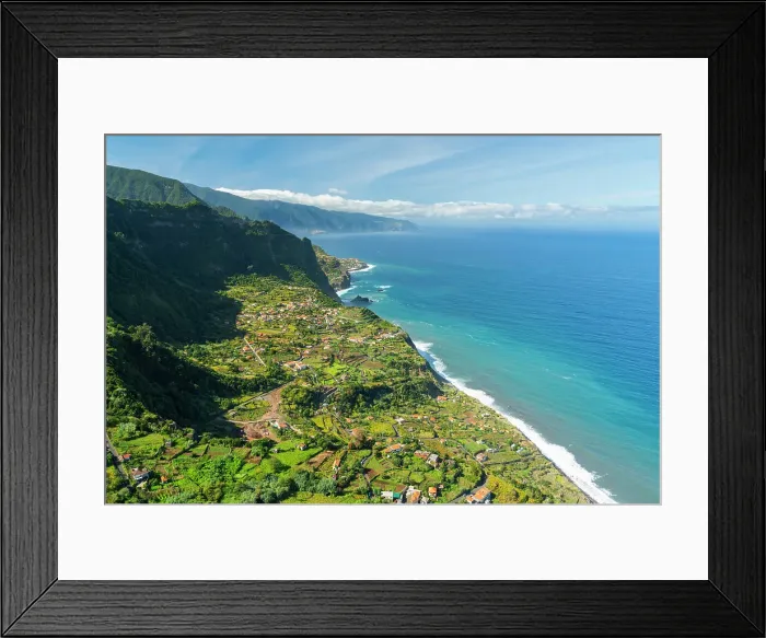 Framed Print : Elevated view of Arco do Sao Jorge, Santana, Madeira, Portugal Framed Print : Elevated view of Arco do Sao Jorge, Santana, Madeira, Portugal