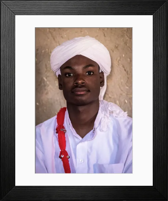 Framed Print : Portrait of musician from the Pigeons Du Sable Group, Taouz, Morocco Framed Print : Portrait of musician from the Pigeons Du Sable Group, Taouz, Morocco
