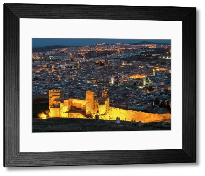 Framed Print : The Merenid Tombs at dusk, Fez, Morocco Framed Print : The Merenid Tombs at dusk, Fez, Morocco