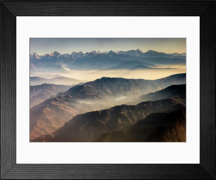 Framed Print : Aerial of Middle Hils, Kathmandu Valley, Nepal Framed Print : Aerial of Middle Hils, Kathmandu Valley, Nepal