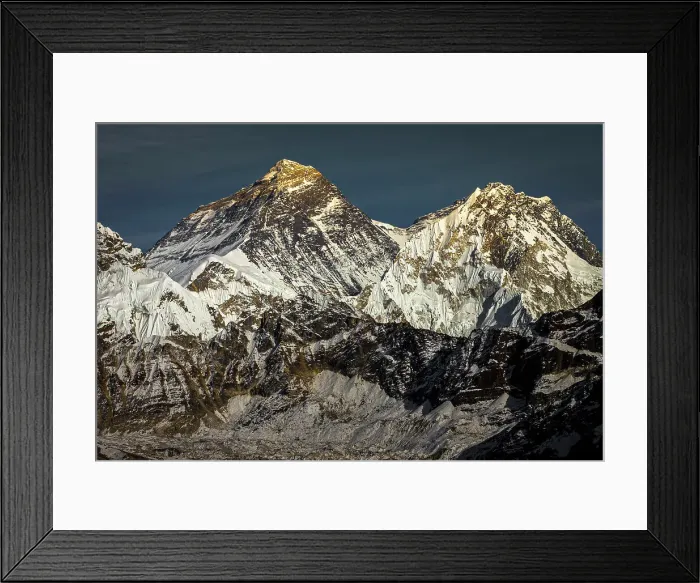 Framed Print : Mount Everest (8, 848m), Gokyo, Solukhumbu, Nepal Framed Print : Mount Everest (8, 848m), Gokyo, Solukhumbu, Nepal