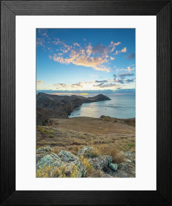 Framed Print : Ponta de Sao Lourenco against sky at sunrise, Canical, Machico, Madeira, Portugal Framed Print : Ponta de Sao Lourenco against sky at sunrise, Canical, Machico, Madeira, Portugal