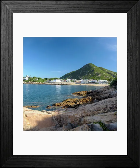 Framed Print : Shek O beach, Hong Kong Island, Hong Kong Framed Print : Shek O beach, Hong Kong Island, Hong Kong