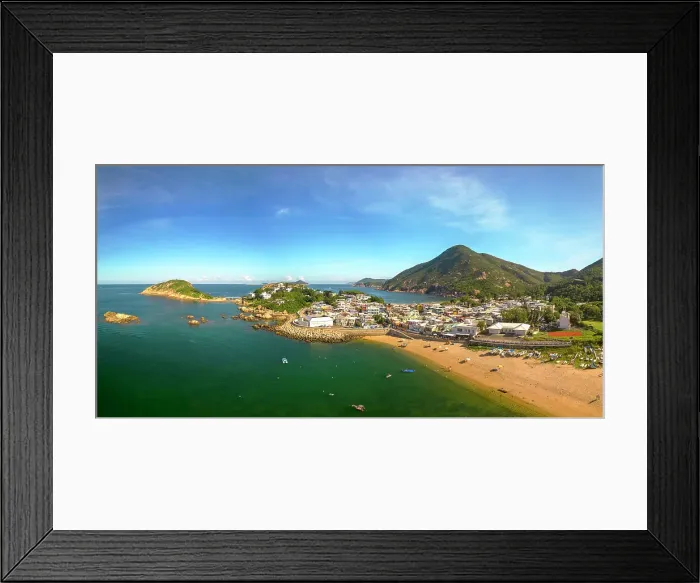 Framed Print : Shek O beach, Hong Kong Island, Hong Kong Framed Print : Shek O beach, Hong Kong Island, Hong Kong