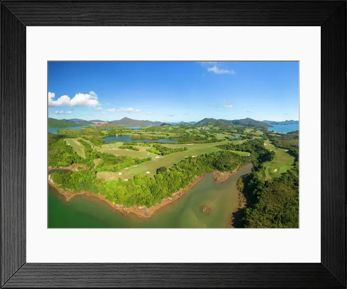 Framed Print : Kau Sai Chau golf course, Saikung, New Territories, Hong Kong Framed Print : Kau Sai Chau golf course, Saikung, New Territories, Hong Kong