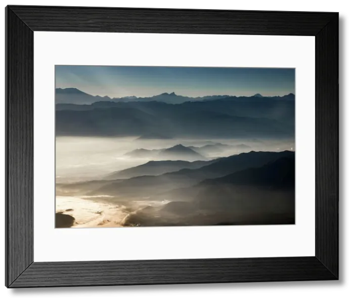 Framed Print : Aerial of the Andes Mountains, Chile Framed Print : Aerial of the Andes Mountains, Chile