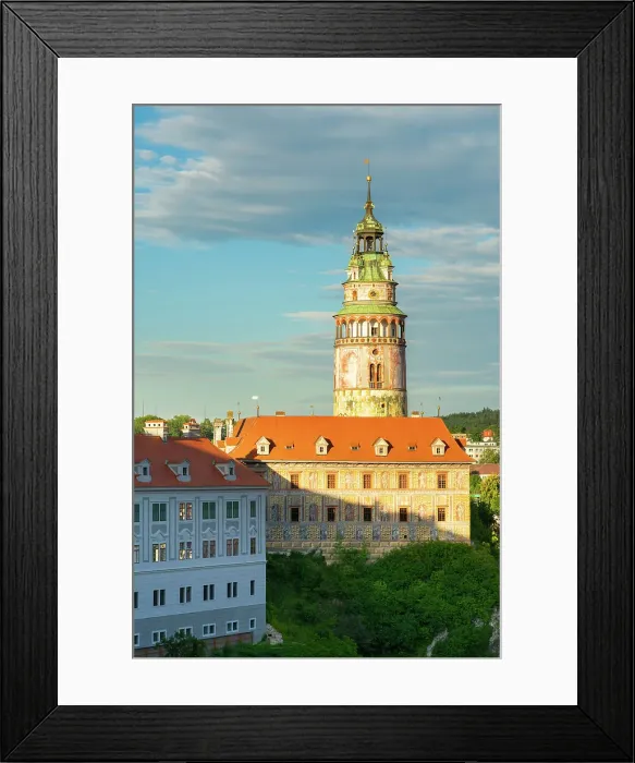 Framed Print : Cesky Krumlov Castle and Chateau at sunset, Cesky Krumlov, South Bohemian Region, Czech Republic Framed Print : Cesky Krumlov Castle and Chateau at sunset, Cesky Krumlov, South Bohemian Region, Czech Republic