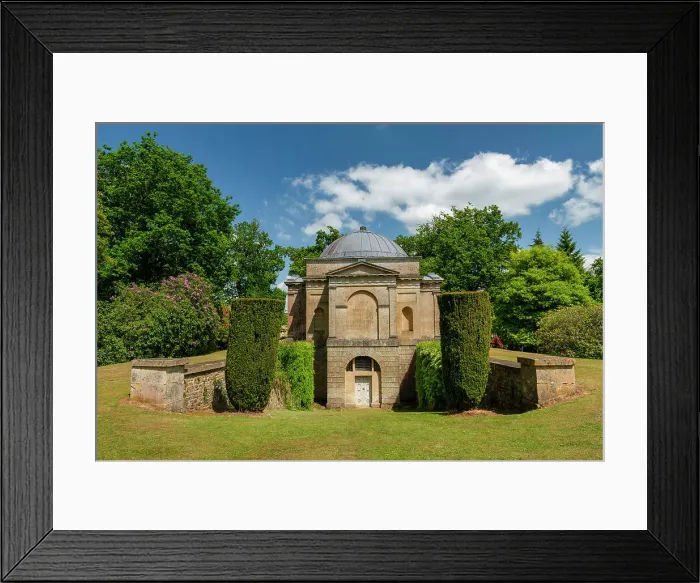 Framed Print : Bowood House Mausoleum, Bowood Estate, Wiltshire, England Framed Print : Bowood House Mausoleum, Bowood Estate, Wiltshire, England