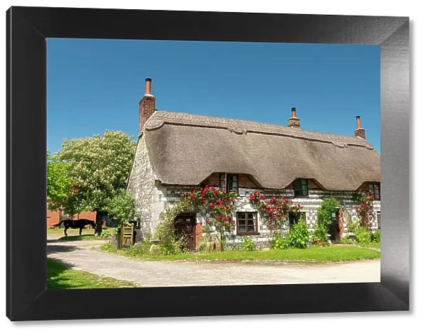 Hoopers Thatched Farmhouse, Tilshead, Wiltshire, England
