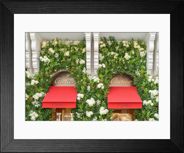 Framed Print : Cartier shop front, Chelsea, London, England, UK Framed Print : Cartier shop front, Chelsea, London, England, UK