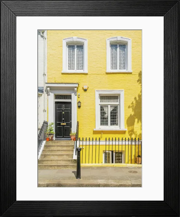 Framed Print : Building facade, Chelsea, London, England, UK Framed Print : Building facade, Chelsea, London, England, UK