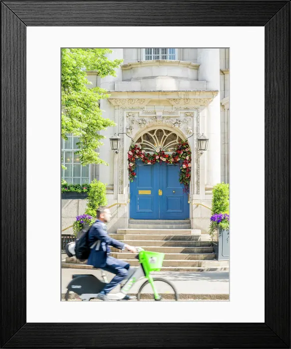 Framed Print : Building facade, Chelsea, London, England, UK Framed Print : Building facade, Chelsea, London, England, UK