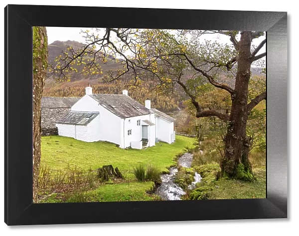 Traditional Lakeland cottage in Buttermere, Lake District National Park, Cumbria, England