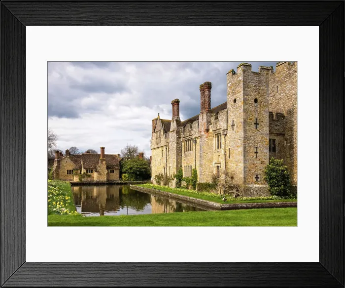 Framed Print : Hever Castle, 13th century double moated castle, and the childhood home of Anne Boleyn, Kent, England Framed Print : Hever Castle, 13th century double moated castle, and the childhood home of Anne Boleyn, Kent, England