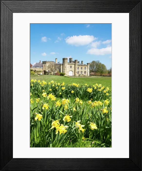 Framed Print : Chiddingstone Castle in spring, Kent, England