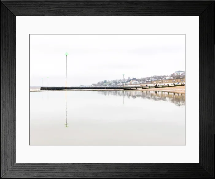 Framed Print : Low tide reflections at Leigh on Sea, Essex, England Framed Print : Low tide reflections at Leigh on Sea, Essex, England