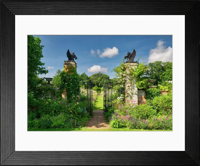 Framed Print : Helmingham Hall Gardens, Helmingham, Suffolk, England Framed Print : Helmingham Hall Gardens, Helmingham, Suffolk, England