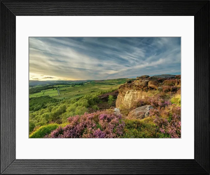 Framed Print : Millstone Edge, Peak District National Park, Derbyshire, England Framed Print : Millstone Edge, Peak District National Park, Derbyshire, England