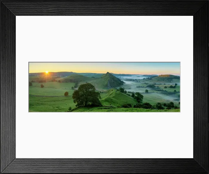 Framed Print : Chrome Hill & Parkhouse Hill at Sunrise, Peak District National Park, Derbyshire, England Framed Print : Chrome Hill & Parkhouse Hill at Sunrise, Peak District National Park, Derbyshire, England