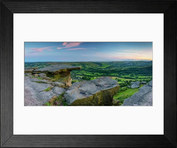Framed Print : Bamford Edge, Peak District National Park, Derbyshire, England Framed Print : Bamford Edge, Peak District National Park, Derbyshire, England