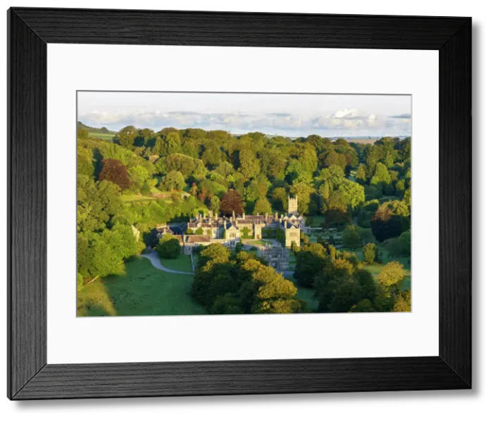 Framed Print : Aerial view of Lanhydrock House near Bodmin in Cornwall, England. Summer (August) 2023 Framed Print : Aerial view of Lanhydrock House near Bodmin in Cornwall, England. Summer (August) 2023