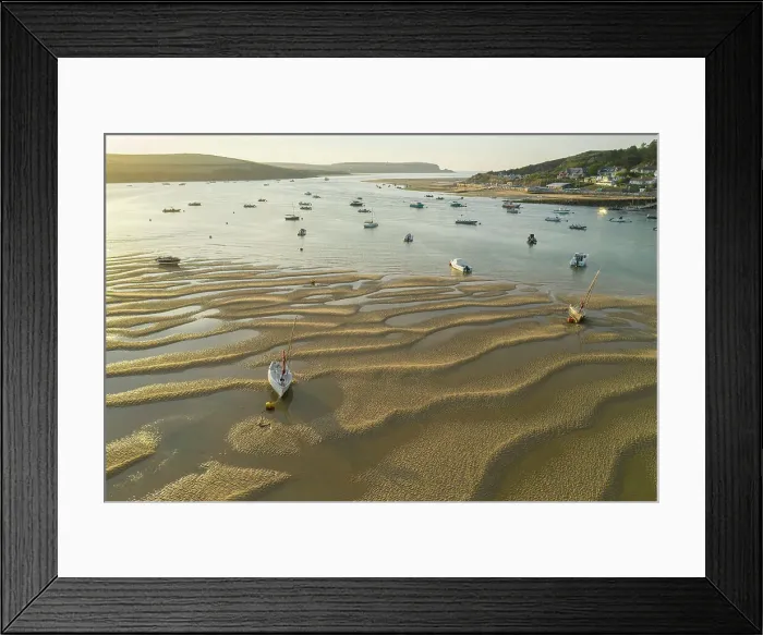 Framed Print : Boats on the Camel Estuary in Rock, North Cornwall, England. Sumemr (August) 2022 Framed Print : Boats on the Camel Estuary in Rock, North Cornwall, England. Sumemr (August) 2022