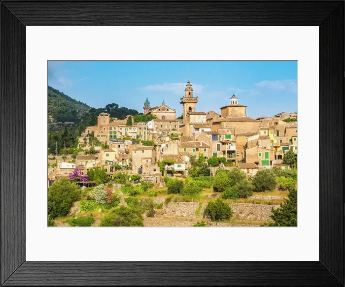 Framed Print : Esglesia de Sant Bartomeu, Valldemossa, Serra de Tramuntana, Mallorca, Balearic Islands, Spain Framed Print : Esglesia de Sant Bartomeu, Valldemossa, Serra de Tramuntana, Mallorca, Balearic Islands, Spain