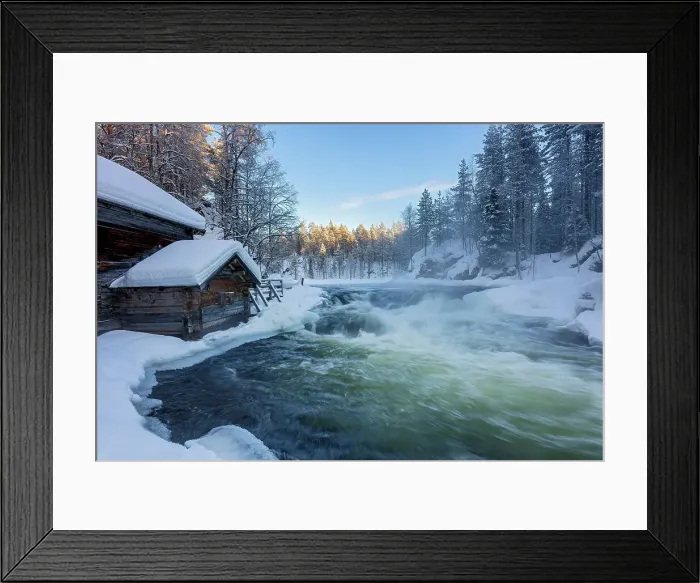 Framed Print : Finland, Lapland, Myllytupa, Oulanka National park Framed Print : Finland, Lapland, Myllytupa, Oulanka National park