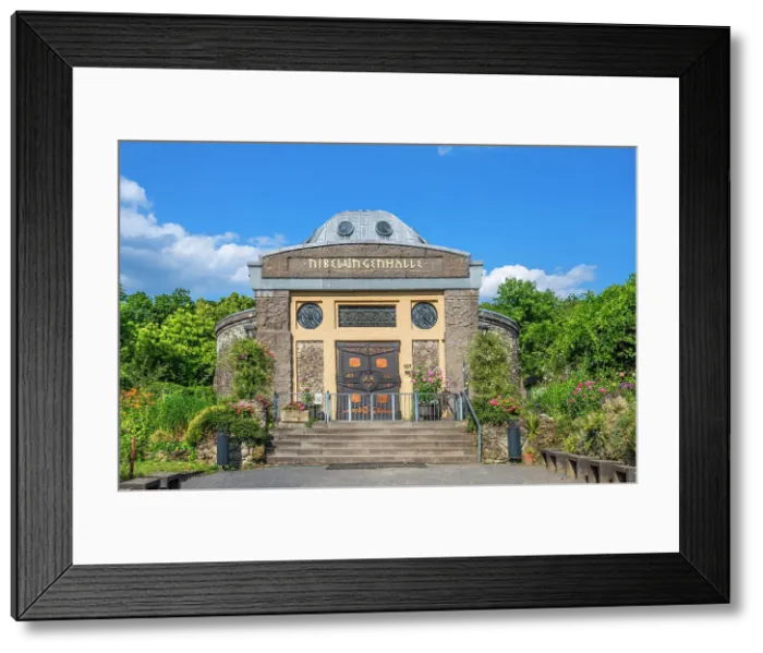 Framed Print : Nibelungenhalle near Drachenburg, Konigswinter, Siebengebirge, North Rhine-Westphalia, Germany Framed Print : Nibelungenhalle near Drachenburg, Konigswinter, Siebengebirge, North Rhine-Westphalia, Germany