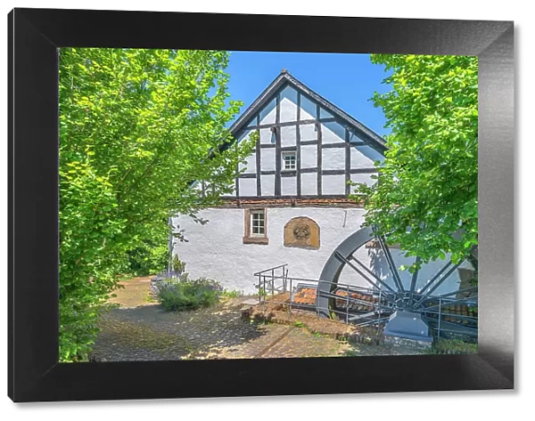 Luftelberg watermill near Burg Luftelberg, Meckenheim, Rhein-Sieg-Kreis, North Rhine-Westphalia, Germany