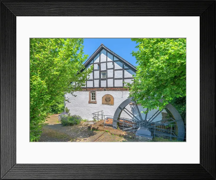 Framed Print : Luftelberg watermill near Burg Luftelberg, Meckenheim, Rhein-Sieg-Kreis, North Rhine-Westphalia, Germany Framed Print : Luftelberg watermill near Burg Luftelberg, Meckenheim, Rhein-Sieg-Kreis, North Rhine-Westphalia, Germany