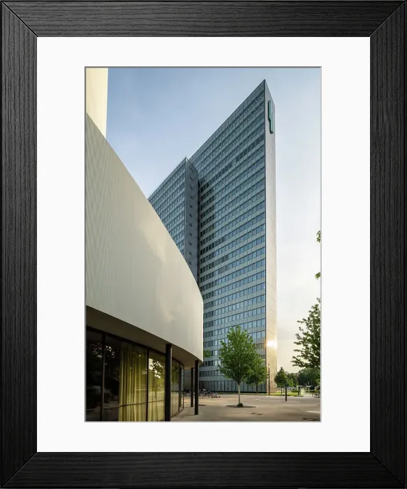 Framed Print : Dreischeibenhaus, Dusseldorf, North Rhine-Westphalia, Germany Framed Print : Dreischeibenhaus, Dusseldorf, North Rhine-Westphalia, Germany