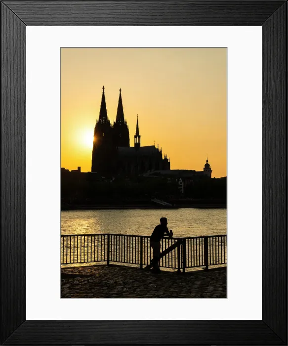 Framed Print : Cologne Cathedral at sunset, Cologne, North Rhine-Westphalia, Germany Framed Print : Cologne Cathedral at sunset, Cologne, North Rhine-Westphalia, Germany