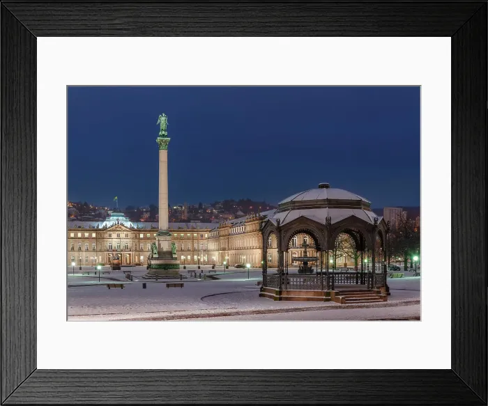 Framed Print : Pavillon, Obelisk and Neues Schloss Castle at Schlossplatz Square, Stuttgart, Baden-Wurttemberg, Germany Framed Print : Pavillon, Obelisk and Neues Schloss Castle at Schlossplatz Square, Stuttgart, Baden-Wurttemberg, Germany
