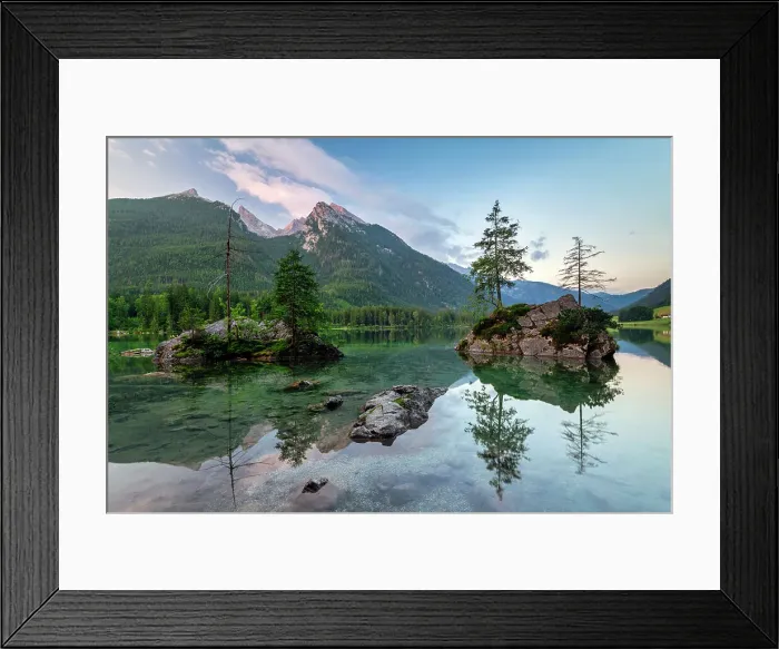 Framed Print : Hintersee, Ramsau, Bavaria, Germany, Europe Framed Print : Hintersee, Ramsau, Bavaria, Germany, Europe