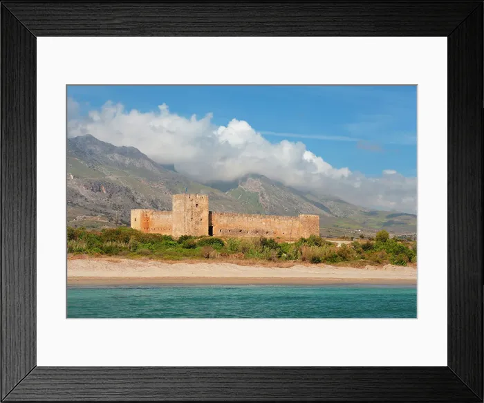 Framed Print : Venetian fortress, Frangokastello, Chania, Crete, Greek Islands, Greece Framed Print : Venetian fortress, Frangokastello, Chania, Crete, Greek Islands, Greece
