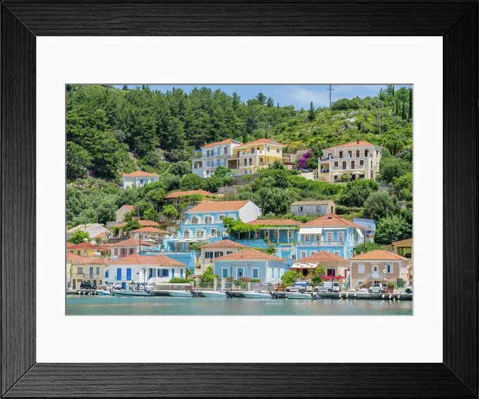 Framed Print : Vathy, Ithaca Island, Ionian Islands, Greek Islands, Greece