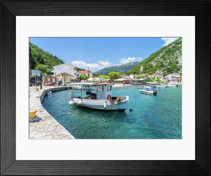 Framed Print : Frikes, Ithaca Island, Ionian Islands, Greek Islands, Greece Framed Print : Frikes, Ithaca Island, Ionian Islands, Greek Islands, Greece