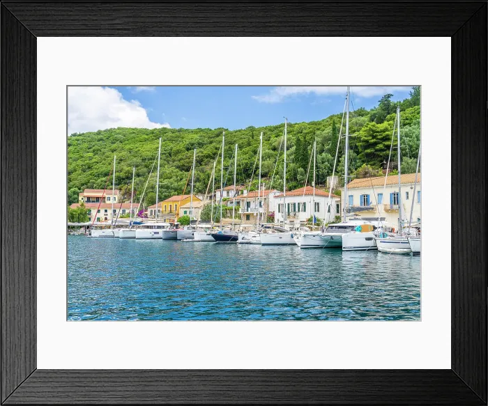 Framed Print : Kioni, Ithaca Island, Ionian Islands, Greek Islands, Greece Framed Print : Kioni, Ithaca Island, Ionian Islands, Greek Islands, Greece