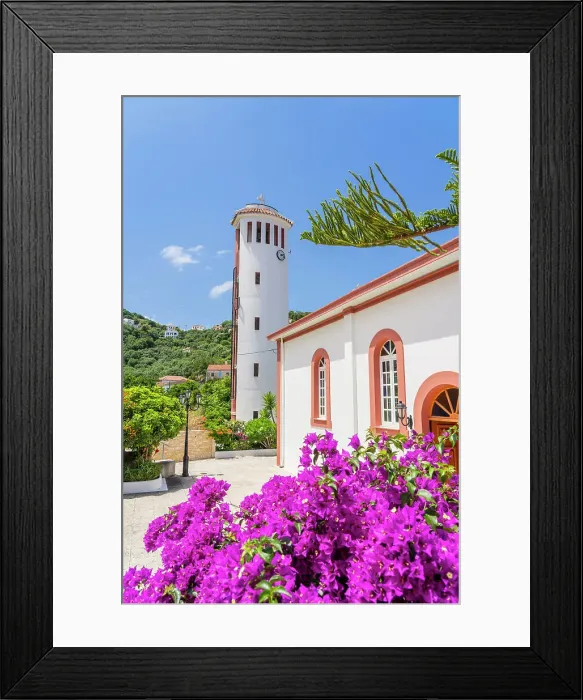 Framed Print : Agios Ioannes Prodromos Church, Kioni, Ithaca Island, Ionian Islands, Greek Islands, Greece Framed Print : Agios Ioannes Prodromos Church, Kioni, Ithaca Island, Ionian Islands, Greek Islands, Greece