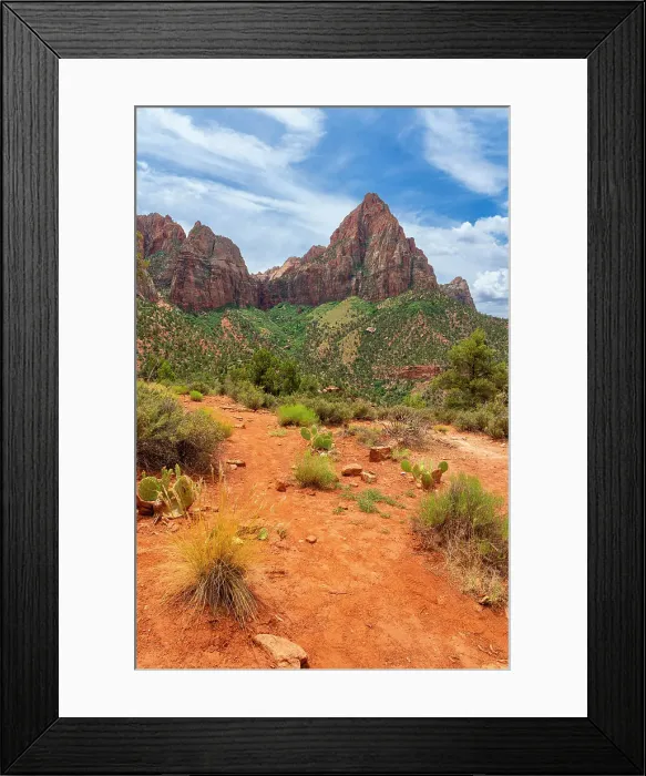 Framed Print : The Watchman mountain seen from Watchman Trail, Zion National Park, Washington County, Utah, USA Framed Print : The Watchman mountain seen from Watchman Trail, Zion National Park, Washington County, Utah, USA