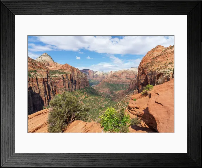 Framed Print : Zion Canyon Overlook, Zion National Park, Washington County, Utah, USA Framed Print : Zion Canyon Overlook, Zion National Park, Washington County, Utah, USA