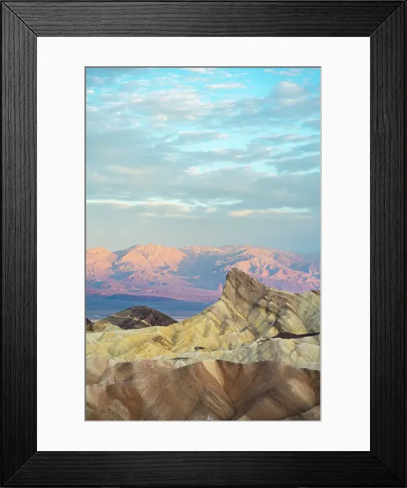 Framed Print : Natural rock formations at Zabriskie Point during sunrise, Death Valley National Park, Eastern California, California, USA Framed Print : Natural rock formations at Zabriskie Point during sunrise, Death Valley National Park, Eastern California, California, USA