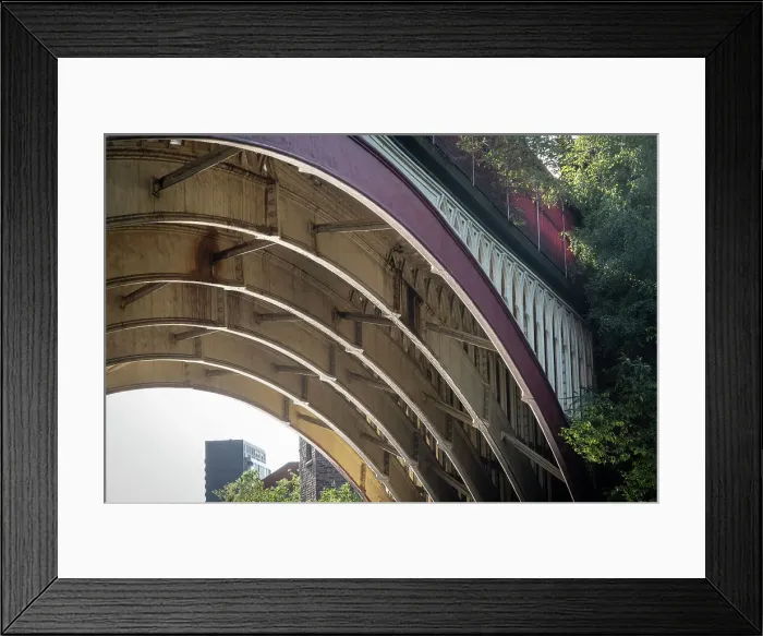Framed Print : Iron viaduct, Bridgewater Canal, , Manchester, England, UK