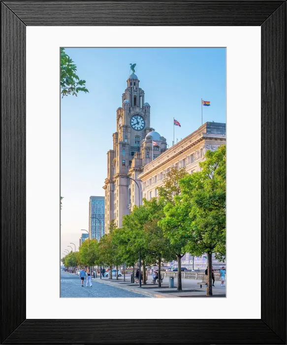 Framed Print : Royal Liver Building & Cunard Building, Liverpool, Merseyside, England, UK Framed Print : Royal Liver Building & Cunard Building, Liverpool, Merseyside, England, UK