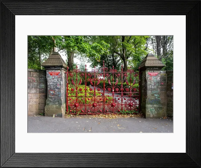 Framed Print : Strawberry Field (made famous by the Beatles), Liverpool, Merseyside, England, UK