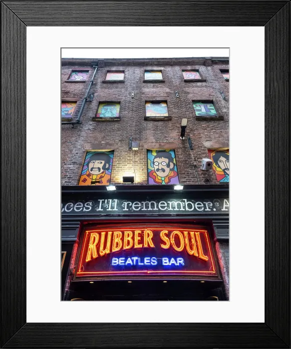 Framed Print : Beatles Bar on Mathew Street, Liverpool, Merseyside, England, UK Framed Print : Beatles Bar on Mathew Street, Liverpool, Merseyside, England, UK
